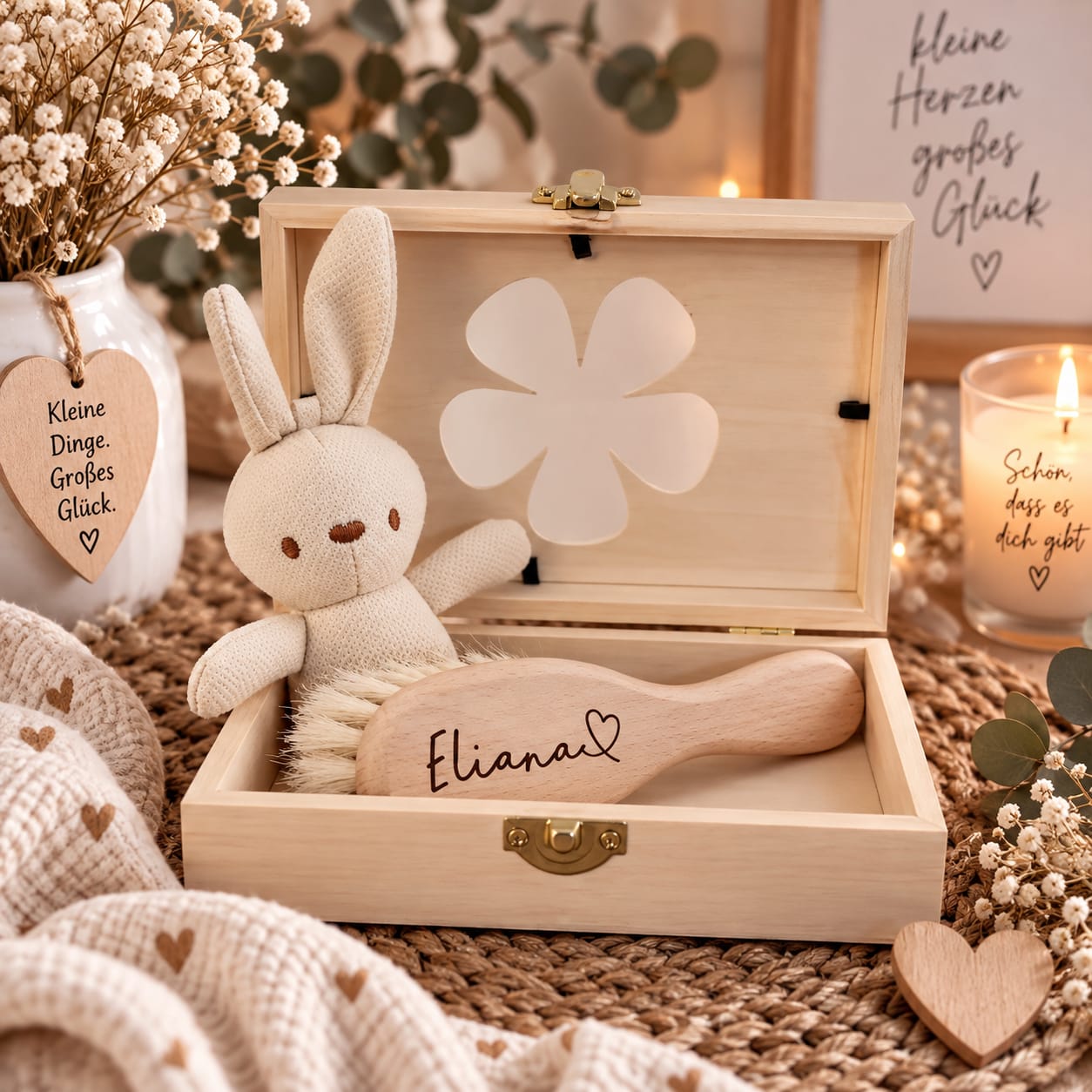 Personalisierte Babybürste mit Namen