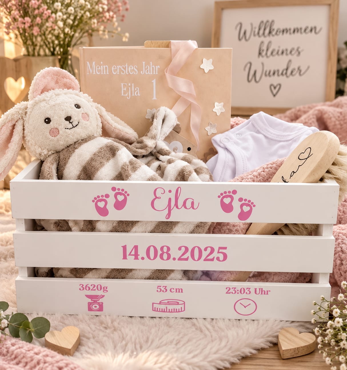 Geschenkkiste zur Geburt