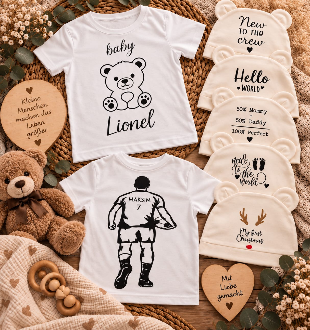 Kindershirts & Hauben
