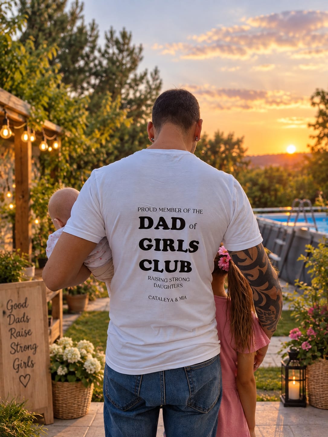 Shirt „Dad of Girls Club“