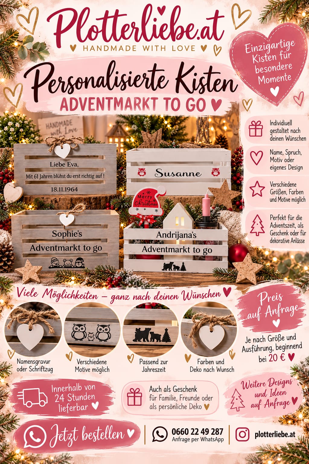 Adventmarkt to go – Kisten